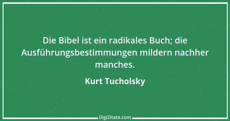 Zitat von Kurt Tucholsky 589