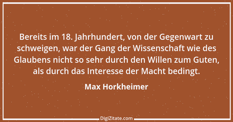 Zitat von Max Horkheimer 13