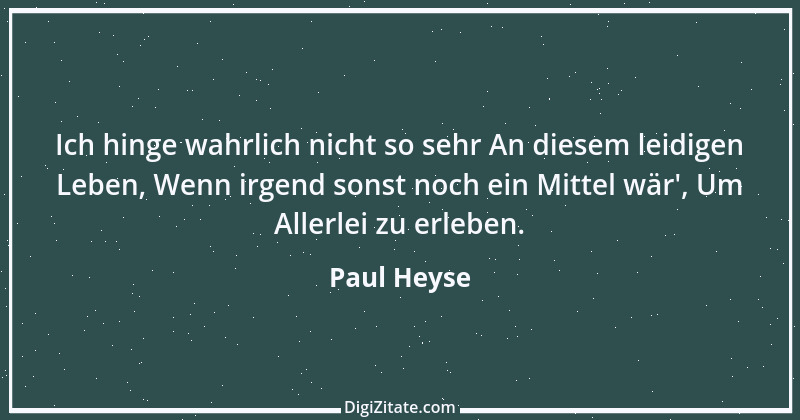 Zitat von Paul Heyse 136