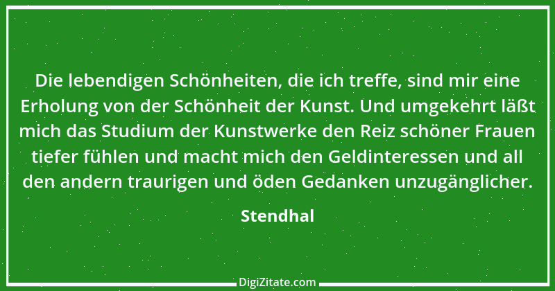 Zitat von Stendhal 18