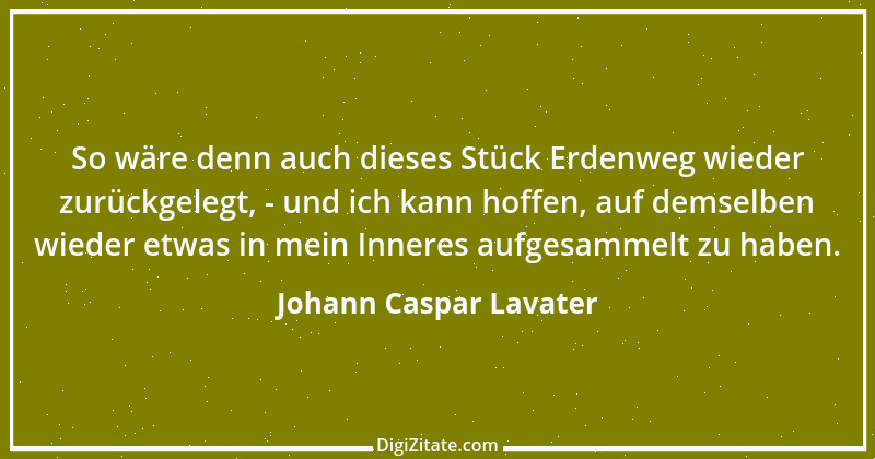 Zitat von Johann Caspar Lavater 19