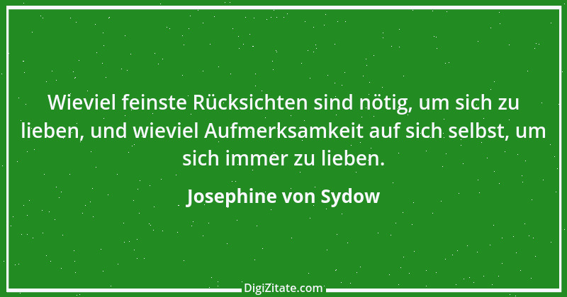 Zitat von Josephine von Sydow 1