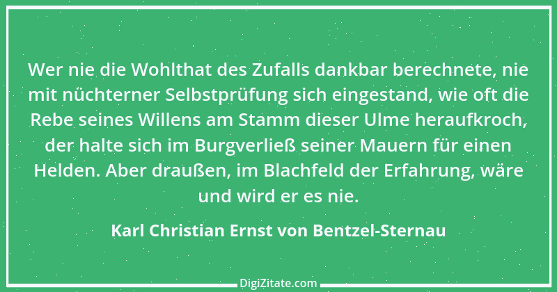 Zitat von Karl Christian Ernst von Bentzel-Sternau 12