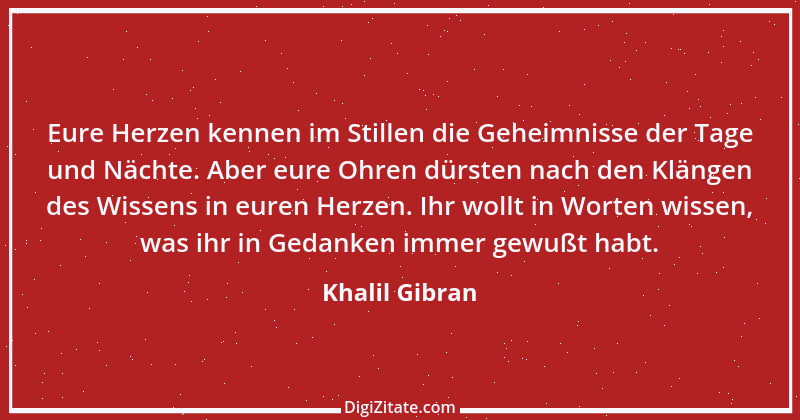 Zitat von Khalil Gibran 219