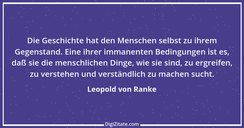 Zitat von Leopold von Ranke 93