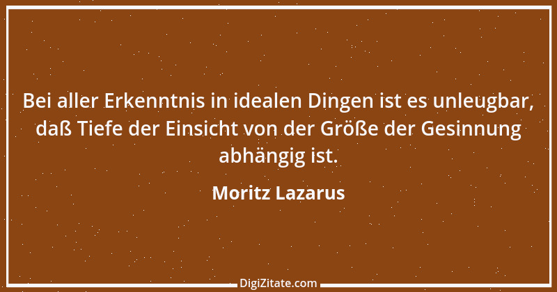 Zitat von Moritz Lazarus 11