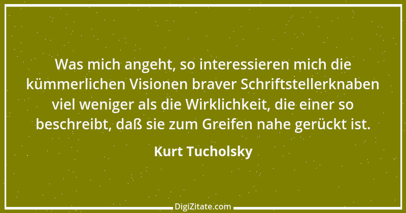 Zitat von Kurt Tucholsky 591