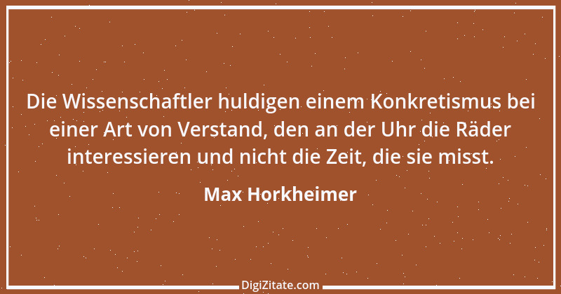 Zitat von Max Horkheimer 15