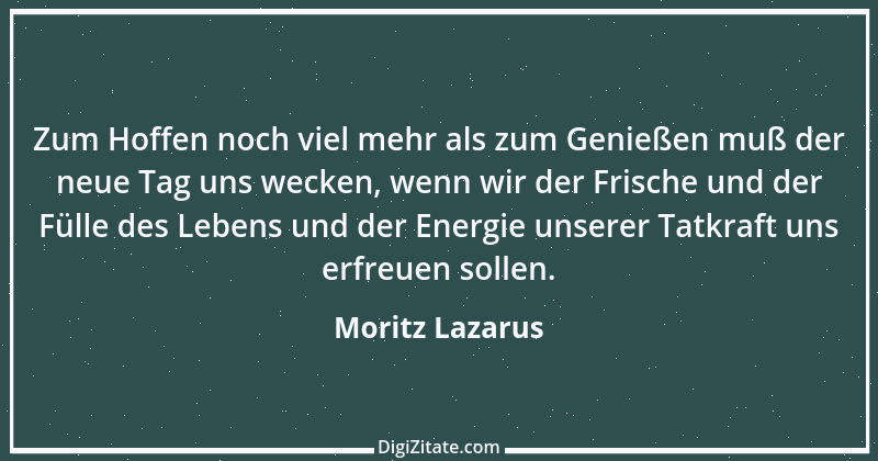 Zitat von Moritz Lazarus 12