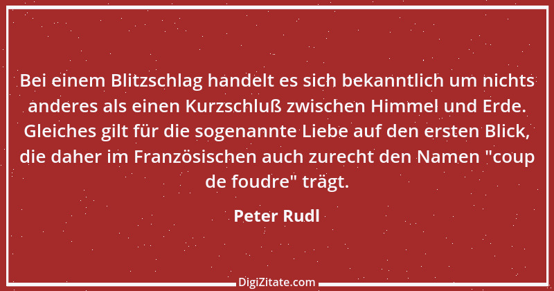 Zitat von Peter Rudl 1324