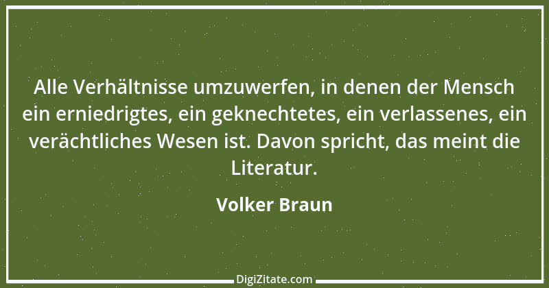 Zitat von Volker Braun 1