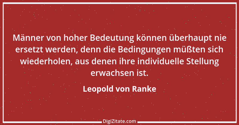 Zitat von Leopold von Ranke 95