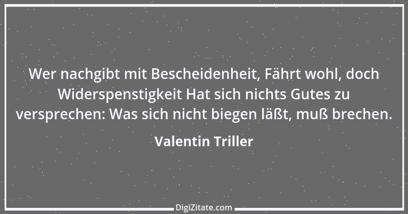 Zitat von Valentin Triller 1