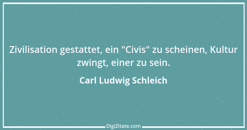 Zitat von Carl Ludwig Schleich 31