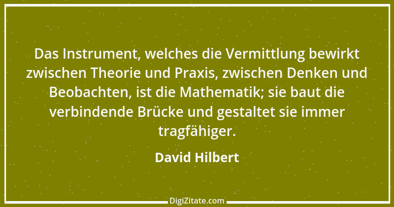 Zitat von David Hilbert 15