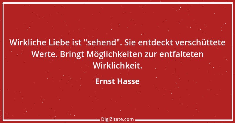 Zitat von Ernst Hasse 1