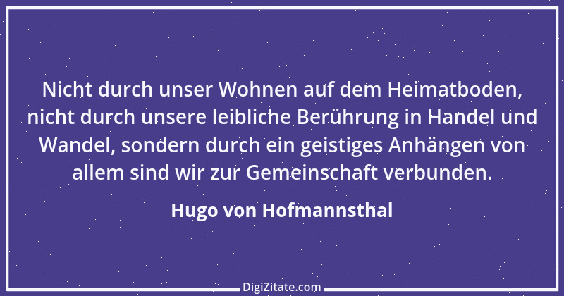 Zitat von Hugo von Hofmannsthal 191