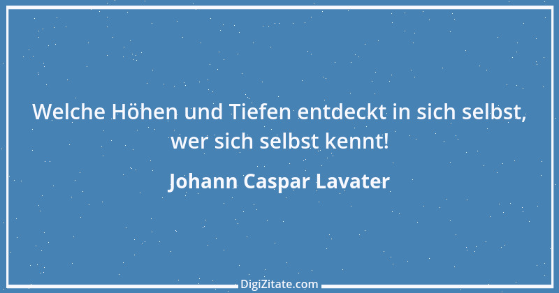 Zitat von Johann Caspar Lavater 22