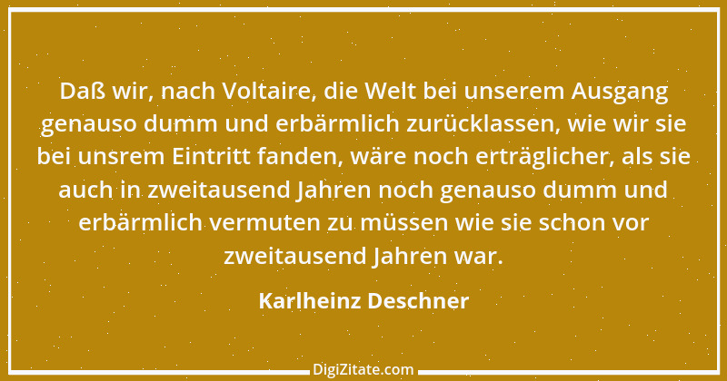 Zitat von Karlheinz Deschner 67