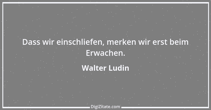 Zitat von Walter Ludin 554