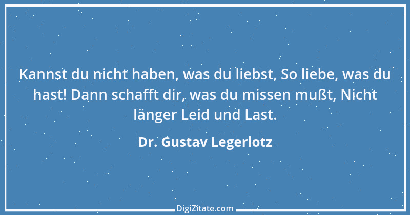 Zitat von Dr. Gustav Legerlotz 2