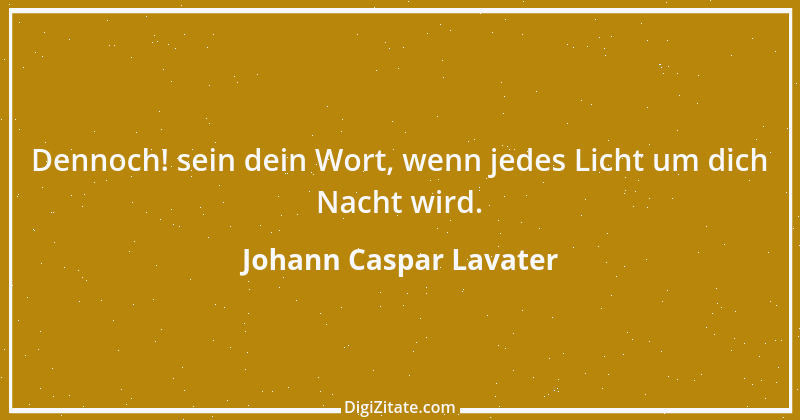 Zitat von Johann Caspar Lavater 23