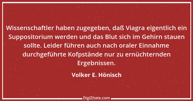 Zitat von Volker E. Hönisch 1