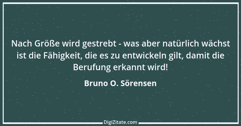 Zitat von Bruno O. Sörensen 71