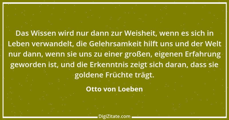 Zitat von Otto von Loeben 14