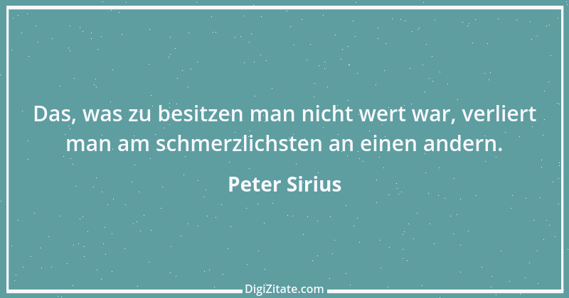 Zitat von Peter Sirius 454