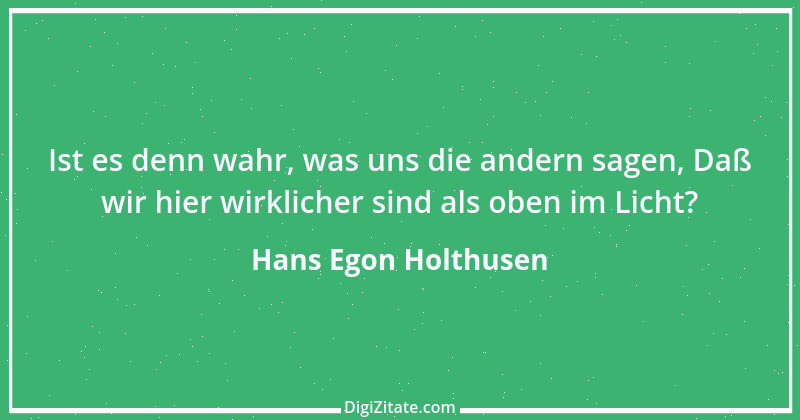 Zitat von Hans Egon Holthusen 1