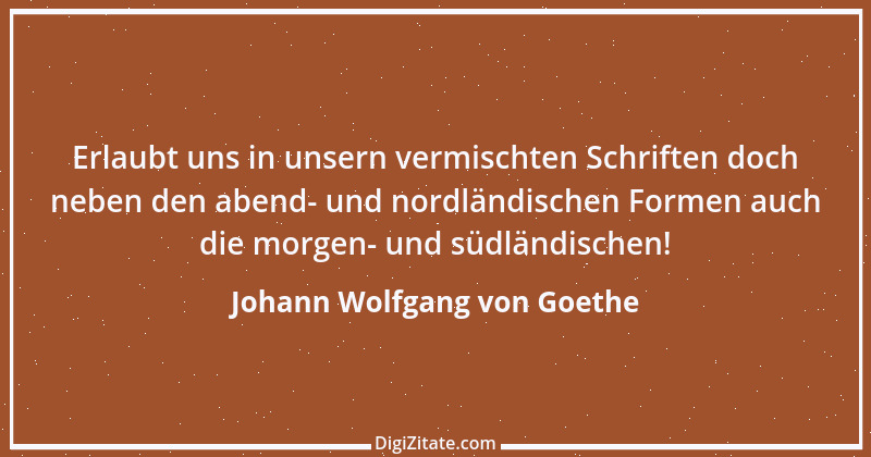 Zitat von Johann Wolfgang von Goethe 2055