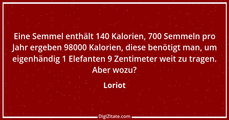 Zitat von Loriot 43