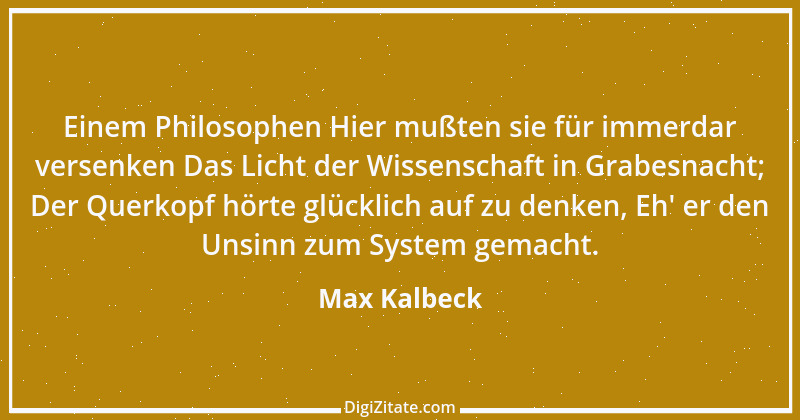 Zitat von Max Kalbeck 1