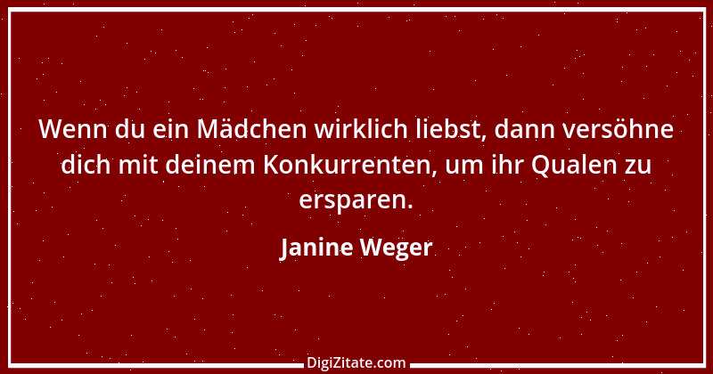 Zitat von Janine Weger 43