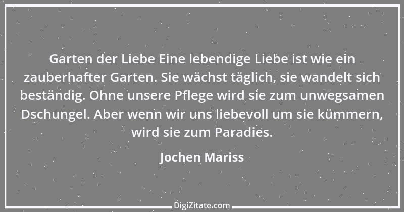 Zitat von Jochen Mariss 73