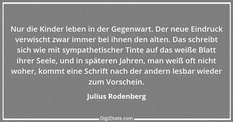 Zitat von Julius Rodenberg 1