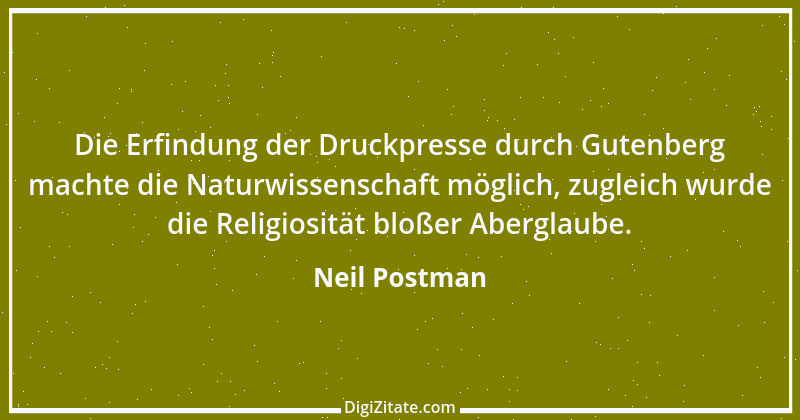 Zitat von Neil Postman 14