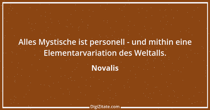 Zitat von Novalis 380