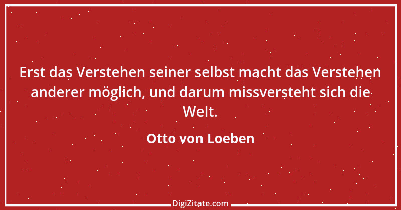 Zitat von Otto von Loeben 16