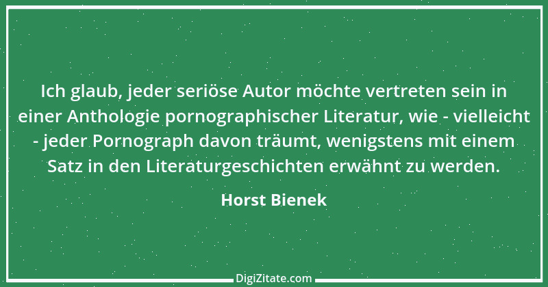 Zitat von Horst Bienek 2