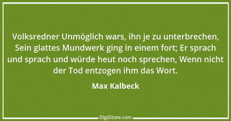 Zitat von Max Kalbeck 4