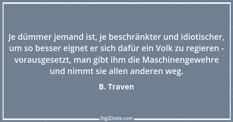 Zitat von B. Traven 156