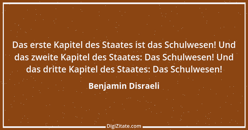 Zitat von Benjamin Disraeli 9