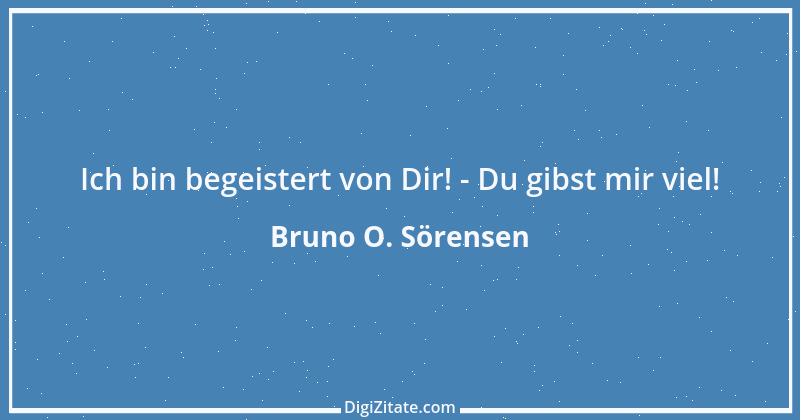 Zitat von Bruno O. Sörensen 76