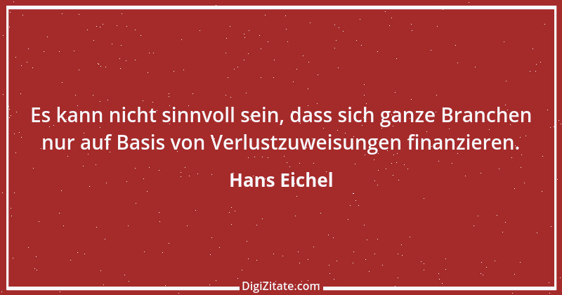 Zitat von Hans Eichel 1