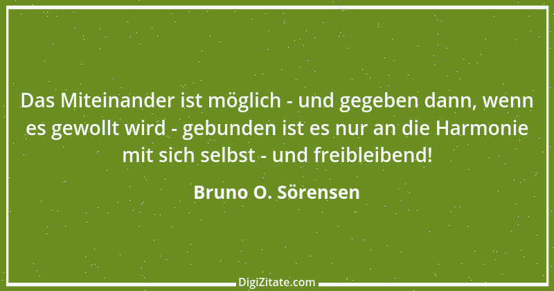 Zitat von Bruno O. Sörensen 77