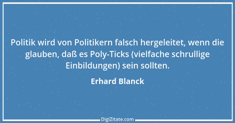 Zitat von Erhard Blanck 1615