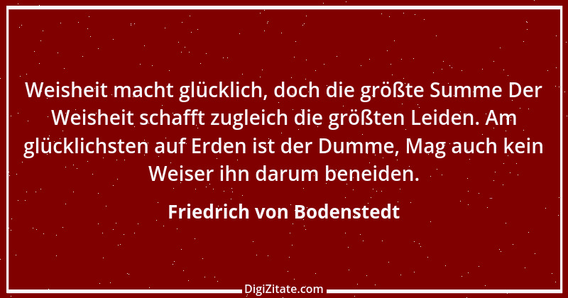 Zitat von Friedrich von Bodenstedt 18