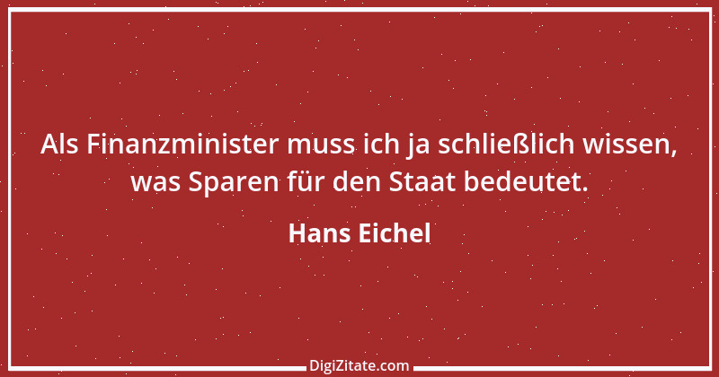 Zitat von Hans Eichel 2